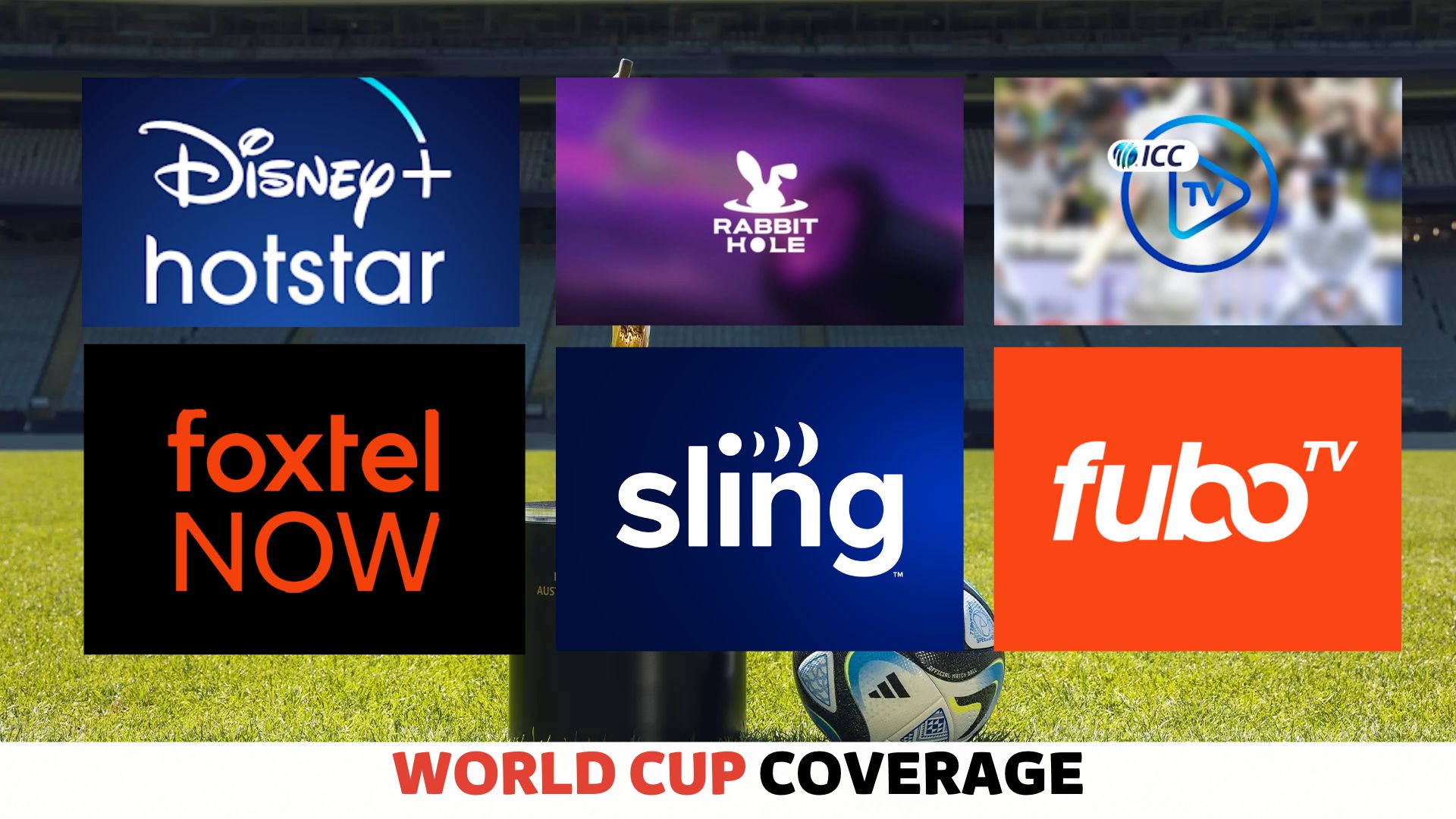 ICC Cricket World Cup Streaming Channels
